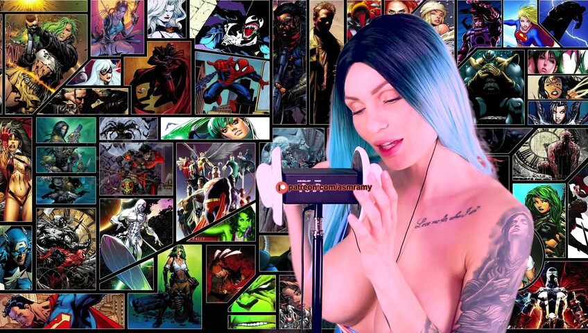 ASMR Amy Nude - Boobs For Me Superhero