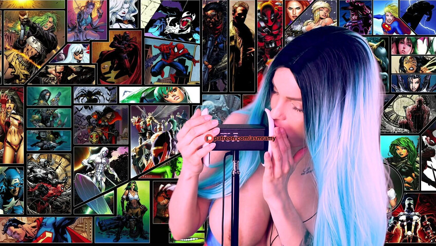 ASMR Amy Nude - Boobs For Me Superhero