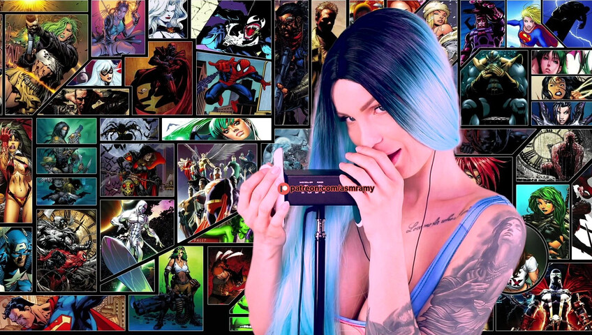 ASMR Amy Nude - Boobs For Me Superhero