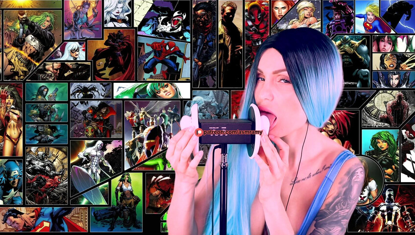 ASMR Amy Nude - Boobs For Me Superhero