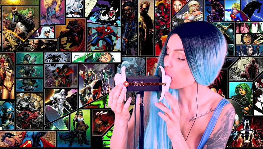 ASMR Amy Nude - Boobs For Me Superhero