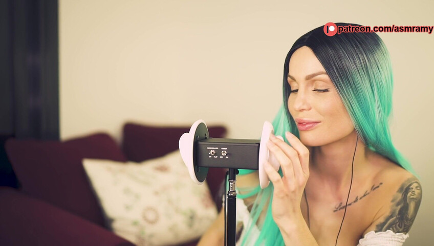 ASMR Amy Nude - Ear Licking