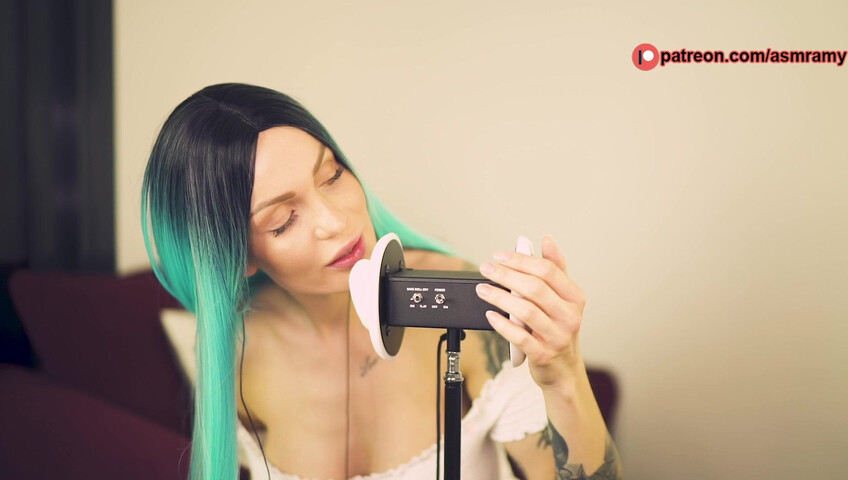 ASMR Amy Nude - Ear Licking