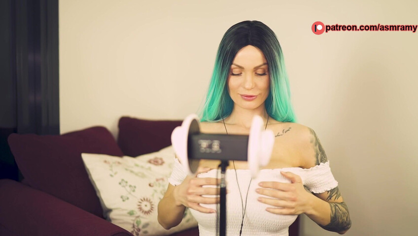 ASMR Amy Nude - Ear Licking