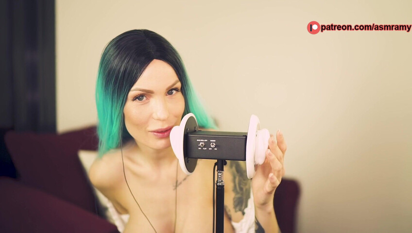 ASMR Amy Nude - Ear Licking