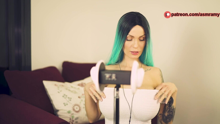 ASMR Amy Nude - Ear Licking