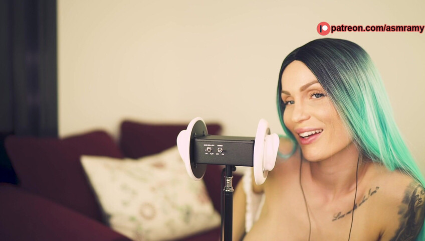 ASMR Amy Nude - Ear Licking