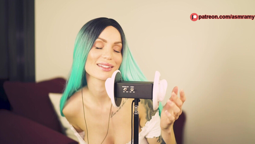 ASMR Amy Nude - Ear Licking