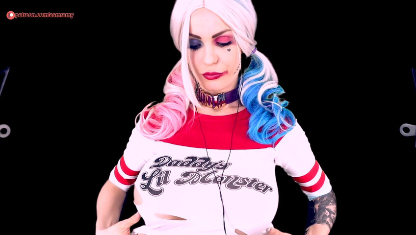 ASMR Amy Nude - Harley Quinn Cosplay Patreon