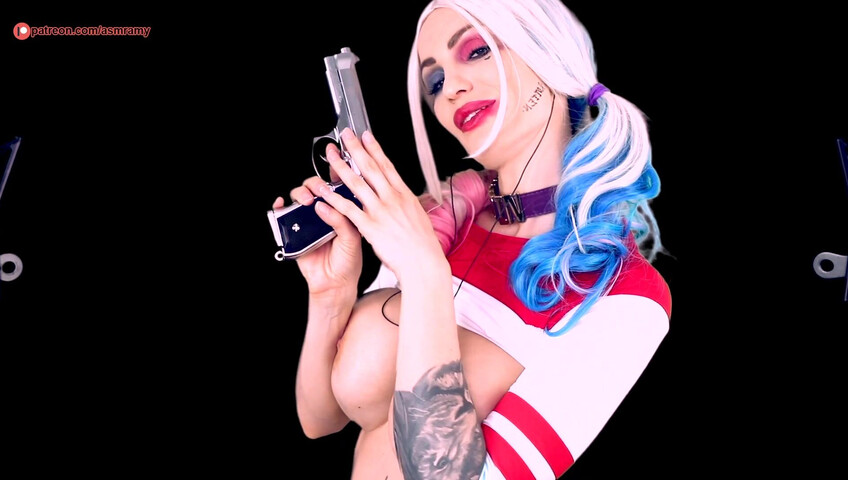 ASMR Amy Nude - Harley Quinn Cosplay Patreon