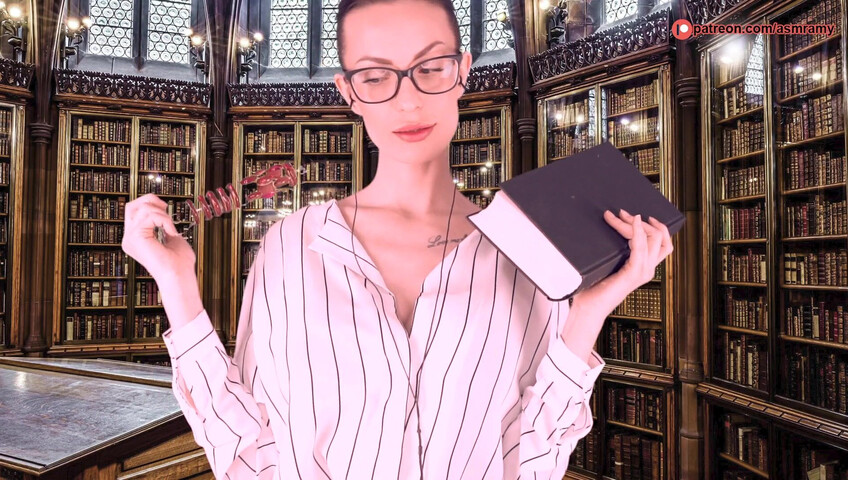 ASMR Amy Nude - Your Naughty Librarian Dream Come True