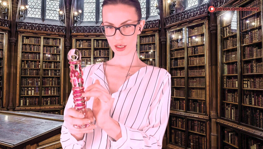 ASMR Amy Nude - Your Naughty Librarian Dream Come True