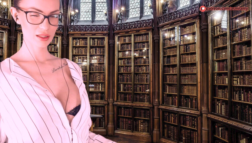 ASMR Amy Nude - Your Naughty Librarian Dream Come True