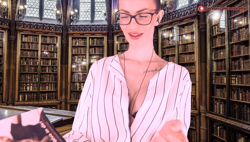 ASMR Amy Nude - Your Naughty Librarian Dream Come True
