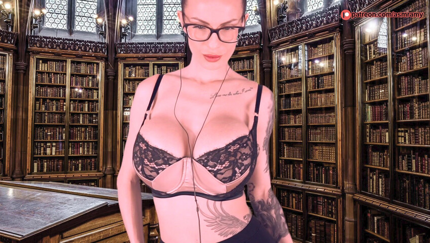 ASMR Amy Nude - Your Naughty Librarian Dream Come True