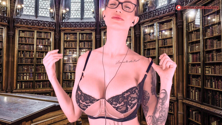 ASMR Amy Nude - Your Naughty Librarian Dream Come True