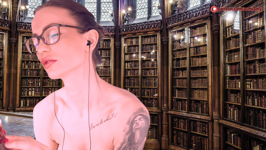 ASMR Amy Nude - Your Naughty Librarian Dream Come True