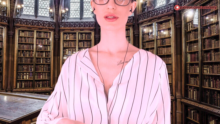 ASMR Amy Nude - Your Naughty Librarian Dream Come True