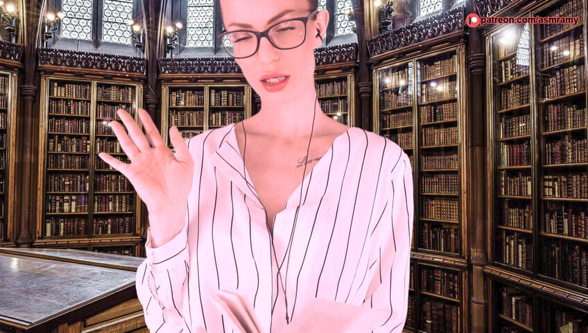 ASMR Amy Nude - Your Naughty Librarian Dream Come True