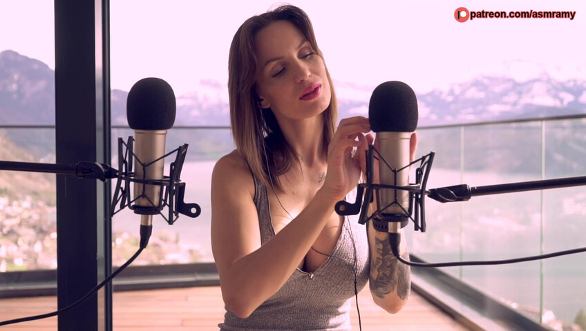 ASMR Amy Patreon - ASMR Intense Mic Scratching for deep Relaxation and soft Whispering