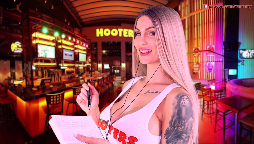 ASMR Amy Patreon - Hooters Patreon