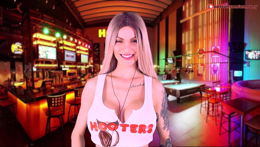 ASMR Amy Patreon - Hooters Patreon