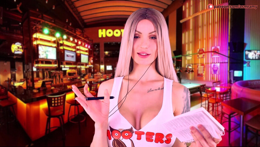 ASMR Amy Patreon - Hooters Patreon
