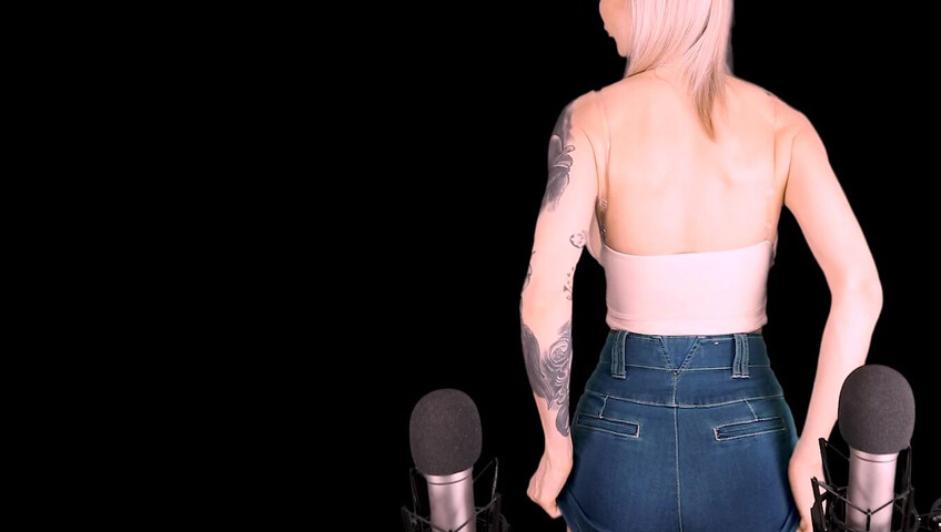 ASMR Amy Patreon - Jeans Short Pants   Relaxing Sounds
