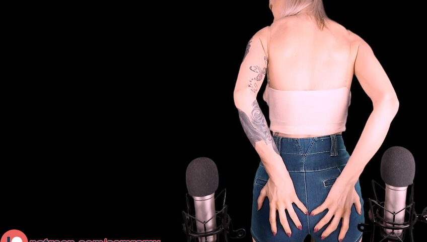 ASMR Amy Patreon - Jeans Short Pants   Relaxing Sounds