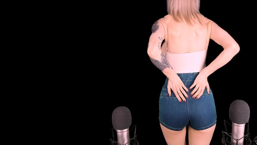 ASMR Amy Patreon - Jeans Short Pants   Relaxing Sounds