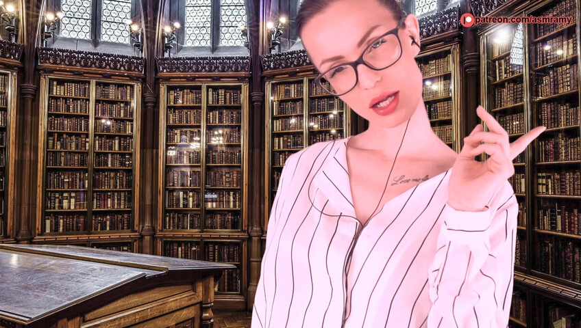 ASMR Amy Patreon - Your Naughty Librarian Fantasy