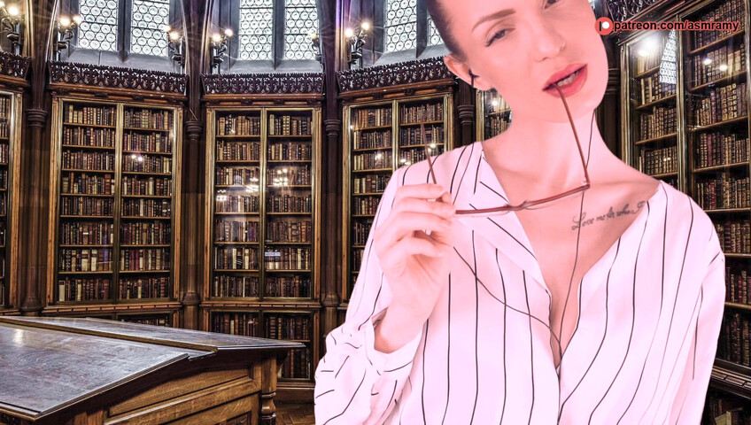 ASMR Amy Patreon - Your Naughty Librarian Fantasy