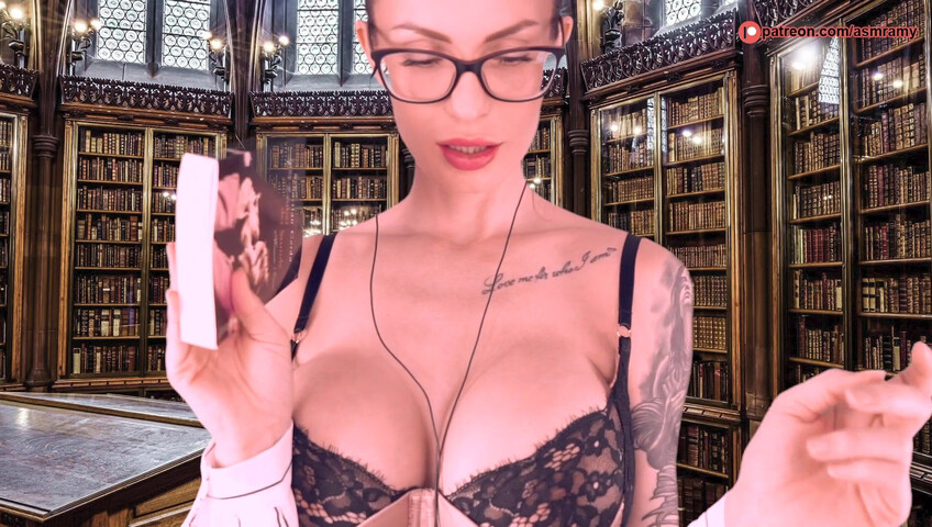 ASMR Amy Patreon - Your Naughty Librarian Fantasy