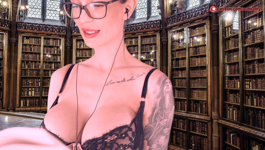 ASMR Amy Patreon - Your Naughty Librarian Fantasy