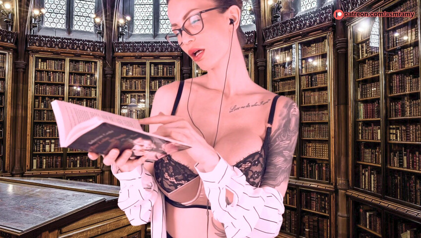 ASMR Amy Patreon - Your Naughty Librarian Fantasy