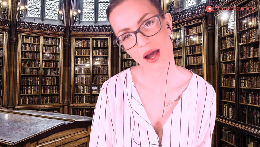 ASMR Amy Patreon - Your Naughty Librarian Fantasy