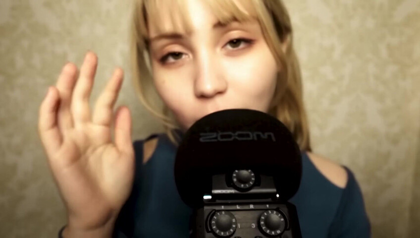 ASMR Bluekatie - Mouth Sounds - Positive Affirmation - Inaudible Whisper