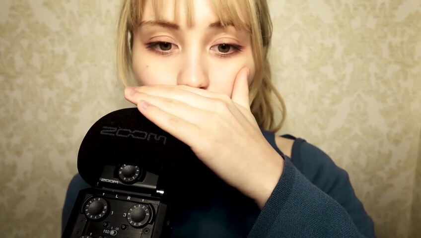 ASMR Bluekatie - Mouth Sounds - Positive Affirmation - Inaudible Whisper