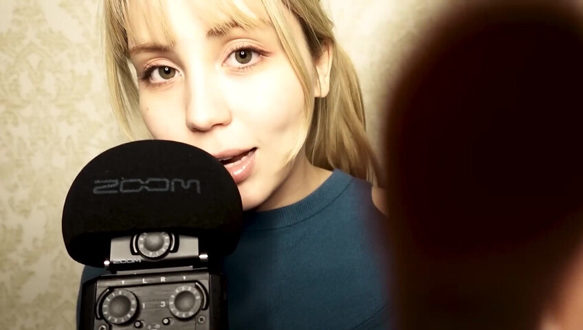 ASMR Bluekatie - Mouth Sounds - Positive Affirmation - Inaudible Whisper