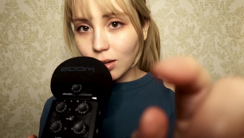 ASMR Bluekatie - Mouth Sounds - Positive Affirmation - Inaudible Whisper