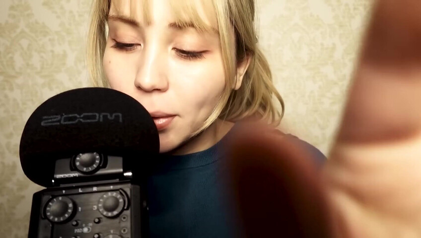 ASMR Bluekatie - Mouth Sounds - Positive Affirmation - Inaudible Whisper