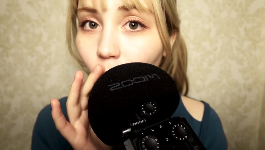 ASMR Bluekatie - Mouth Sounds - Positive Affirmation - Inaudible Whisper