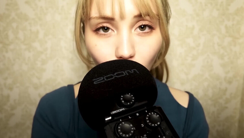 ASMR Bluekatie - Mouth Sounds - Positive Affirmation - Inaudible Whisper