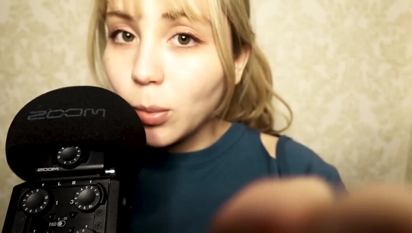 ASMR Bluekatie - Mouth Sounds - Positive Affirmation - Inaudible Whisper