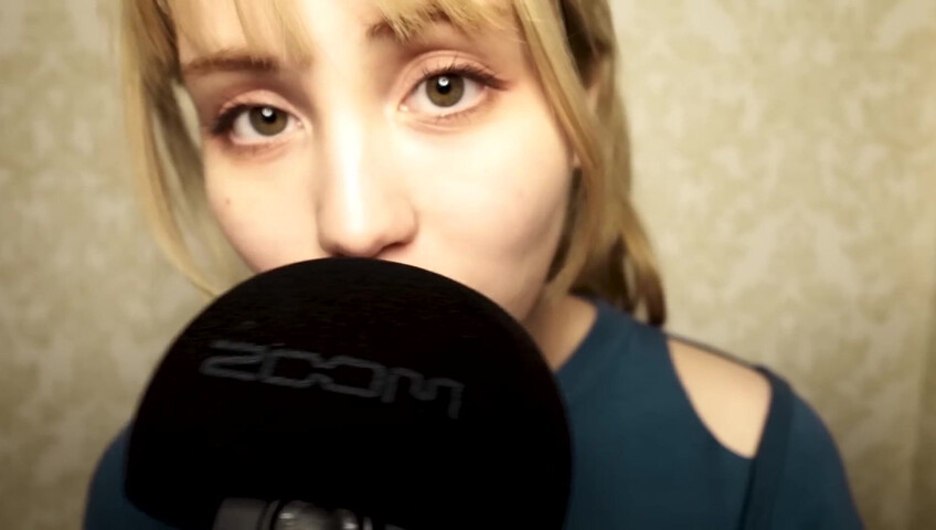 ASMR Bluekatie - Mouth Sounds - Positive Affirmation - Inaudible Whisper