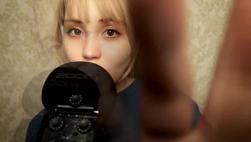 ASMR Bluekatie - Mouth Sounds - Positive Affirmation - Inaudible Whisper