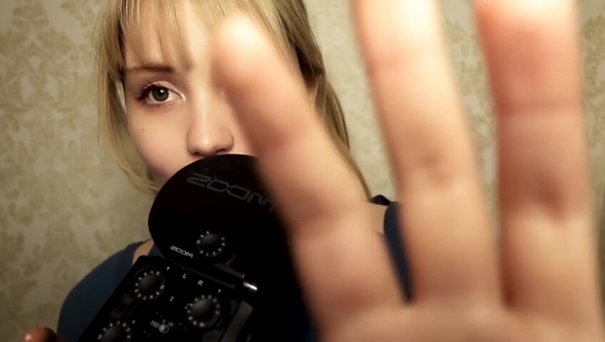 ASMR Bluekatie - Mouth Sounds - Positive Affirmation - Inaudible Whisper