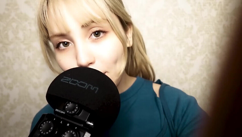 ASMR Bluekatie - Mouth Sounds - Positive Affirmation - Inaudible Whisper