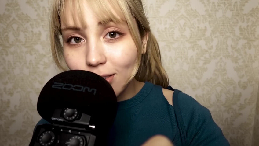 ASMR Bluekatie - Mouth Sounds - Positive Affirmation - Inaudible Whisper