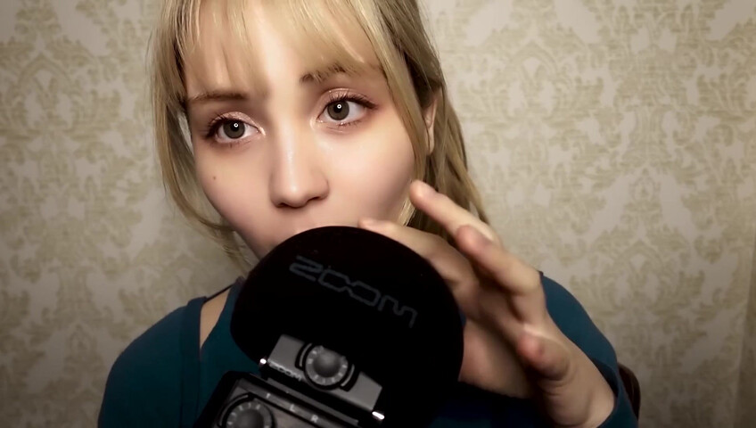 ASMR Bluekatie - Mouth Sounds - Positive Affirmation - Inaudible Whisper